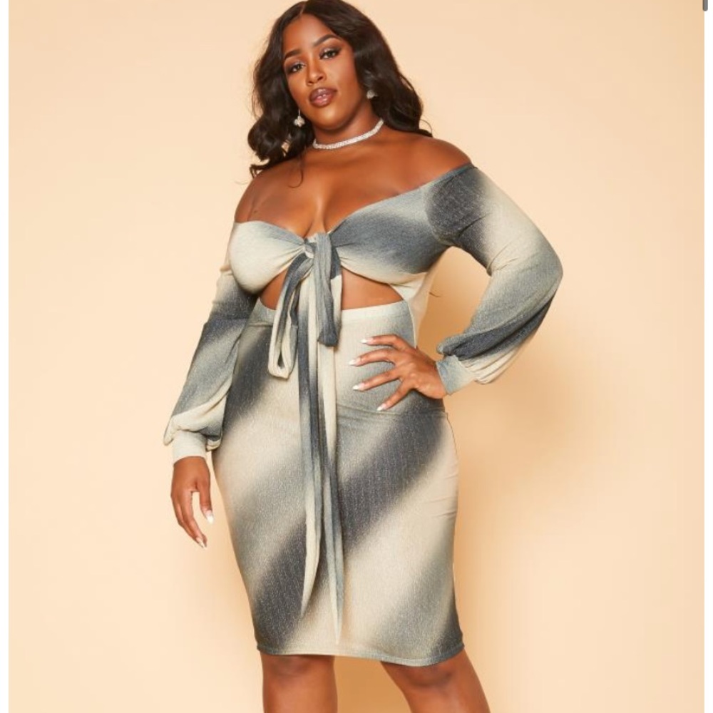 Sparkle wrap dress